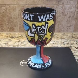 Don't waste the pretty wine cup